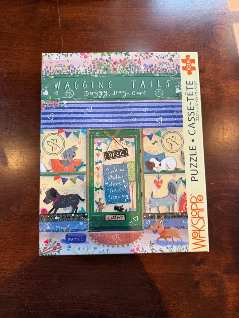 Werkshoppe Wagging Tails Doggy Day Care 1000 Piece Jigsaw Puzzle